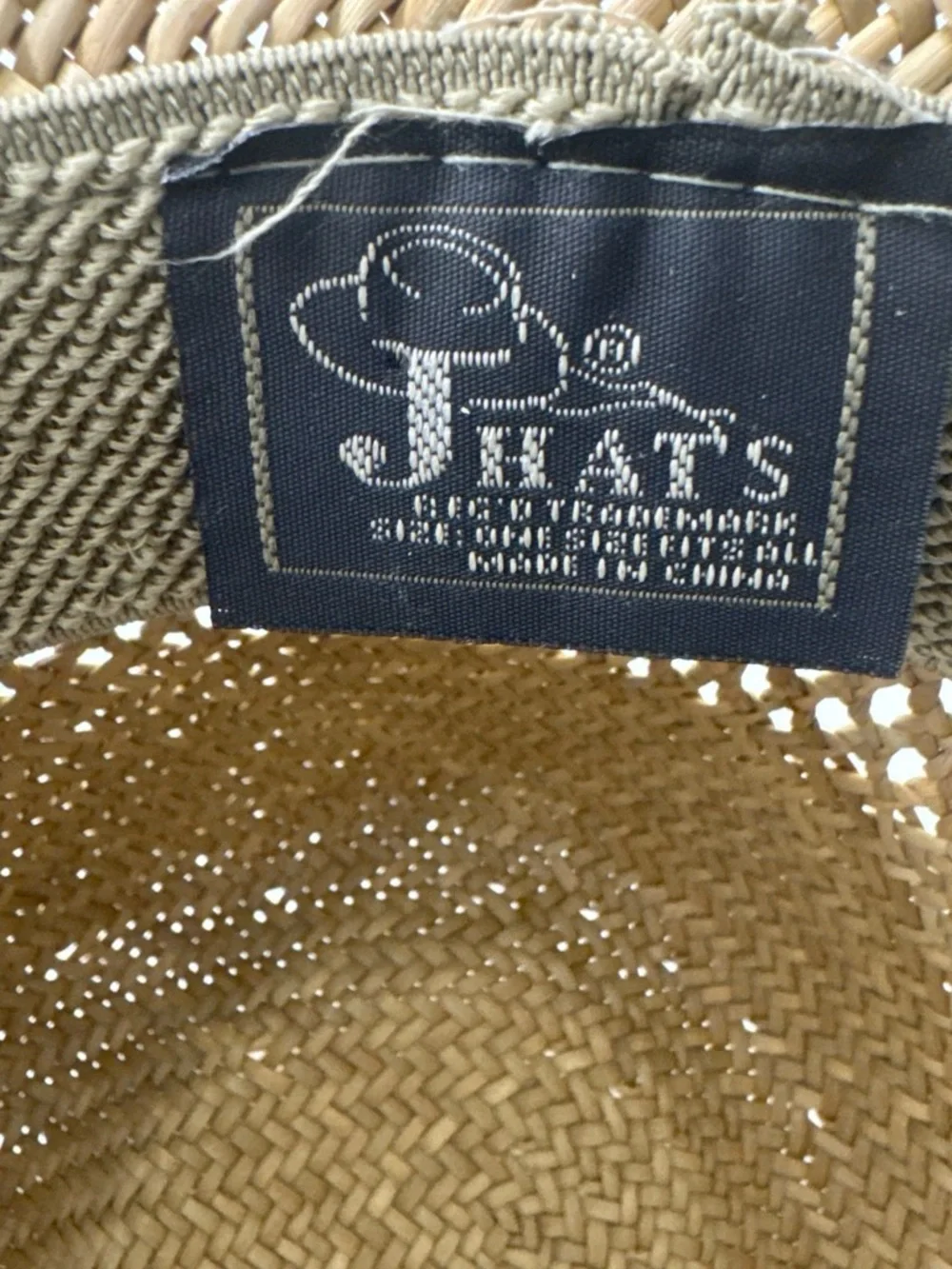 Men's Straw Fedora Hat with Olive Band